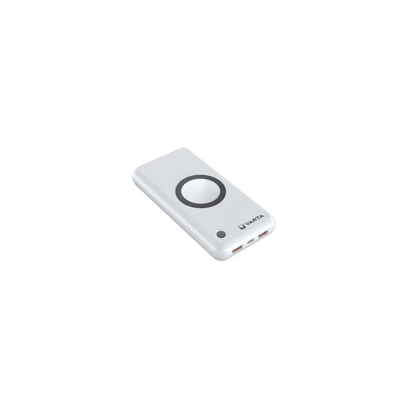 Powerbanka VARTA 57909 20000mAh USB-C PD vstup a výstup, bezdrátové nabíjení Qi