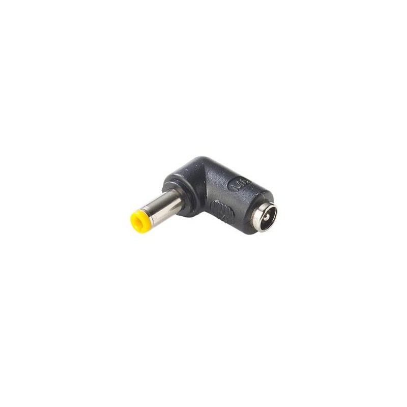 Redukce z 5,5x2,1mm na 5,5x2,5mm 90°
