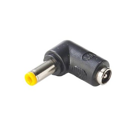 Redukce z 5,5x2,1mm na 5,5x2,5mm 90°