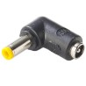 Redukce z 5,5x2,1mm na 5,5x2,5mm 90°