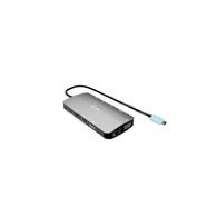 i-tec USB-C Metal Nano 3x Display (DP, HDMI and VGA) Docking Station, PD 100 W