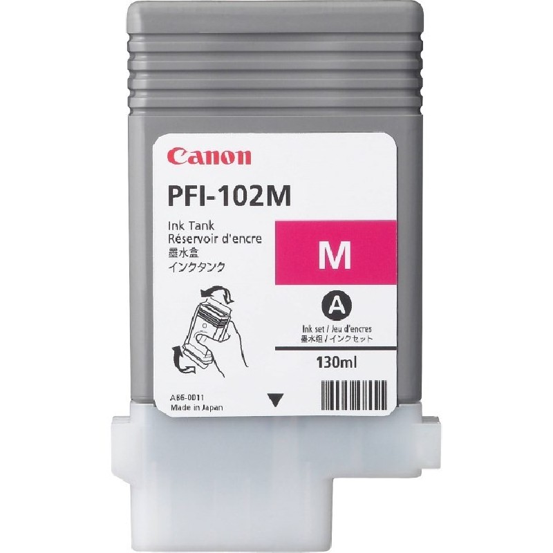 CANON INK PFI-102 MAGENTA iPF-500, 600, 700