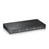 Zyxel GS2220-50 - Přepínač - řízený - 44 x 10/100/1000 + 4 x kombinace Gigabit SFP + 2 x gigabitů SFP - Lze montovat do
