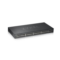 Zyxel GS1920-48v2 - Přepínač - inteligentní - 48 x 10/100/1000 + 4 x kombinace Gigabit SFP + 2 x gigabitů SFP - Lze montovat do
