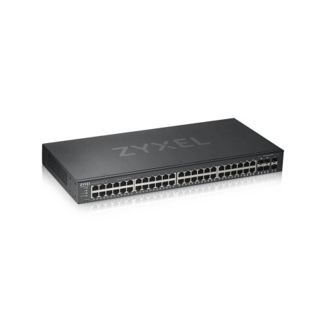 Zyxel GS1920-48v2 - Přepínač - inteligentní - 48 x 10/100/1000 + 4 x kombinace Gigabit SFP + 2 x gigabitů SFP - Lze montovat do