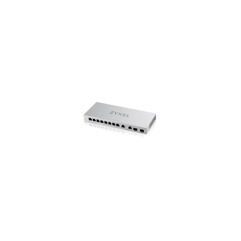 Zyxel XGS1010-12 - V2 - přepínač - řízený - 8 x 10/100/1000 + 2 x 100/1000/2.5G + 2 x 1 Gigabit / 10 Gigabit SFP+ (uplink)