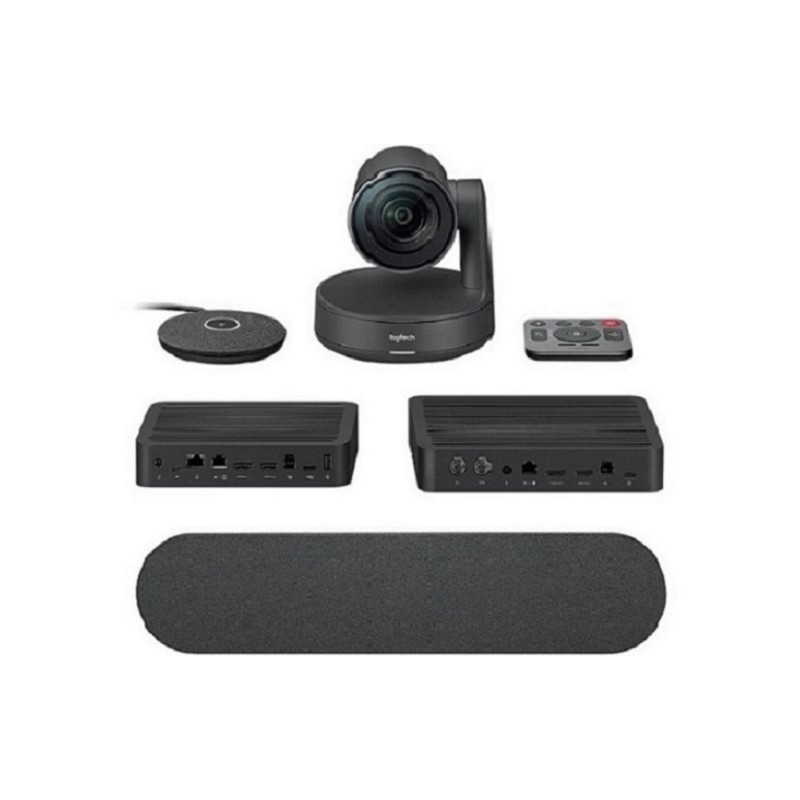 Logitech Rally Ultra-HD ConferenceCam, 1 mic, 1 repro - BLACK - EMEA