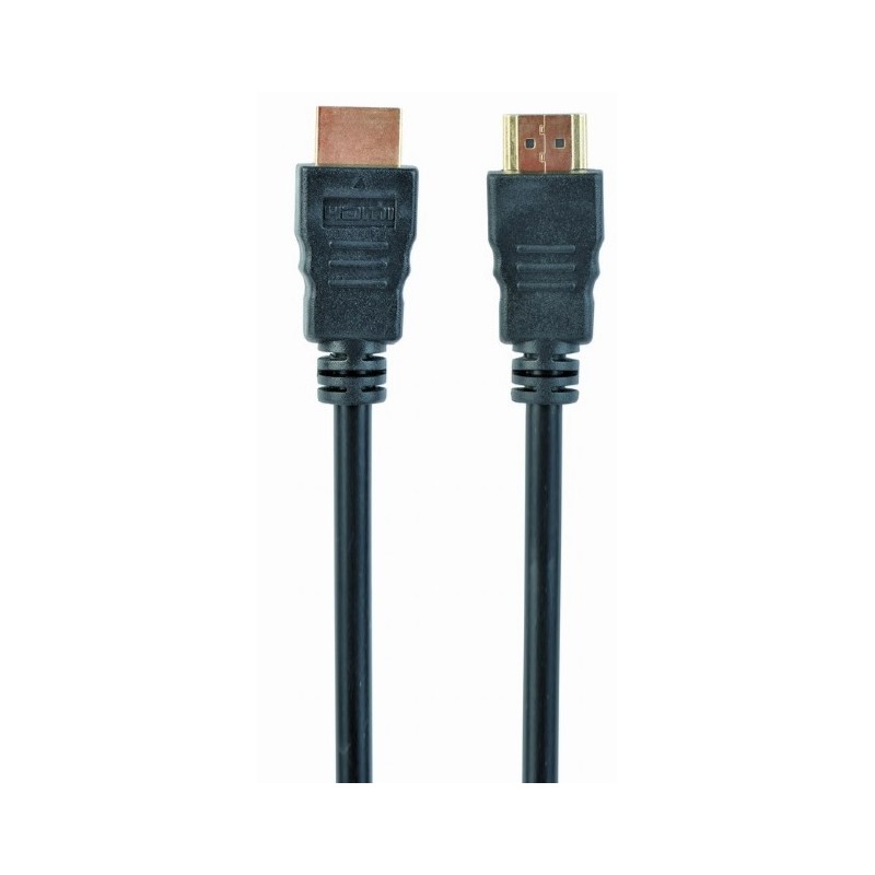 Gembird kábel HDMI High speed (M - M), pozlátené konektory, 10 m, čierny, bulk balenie