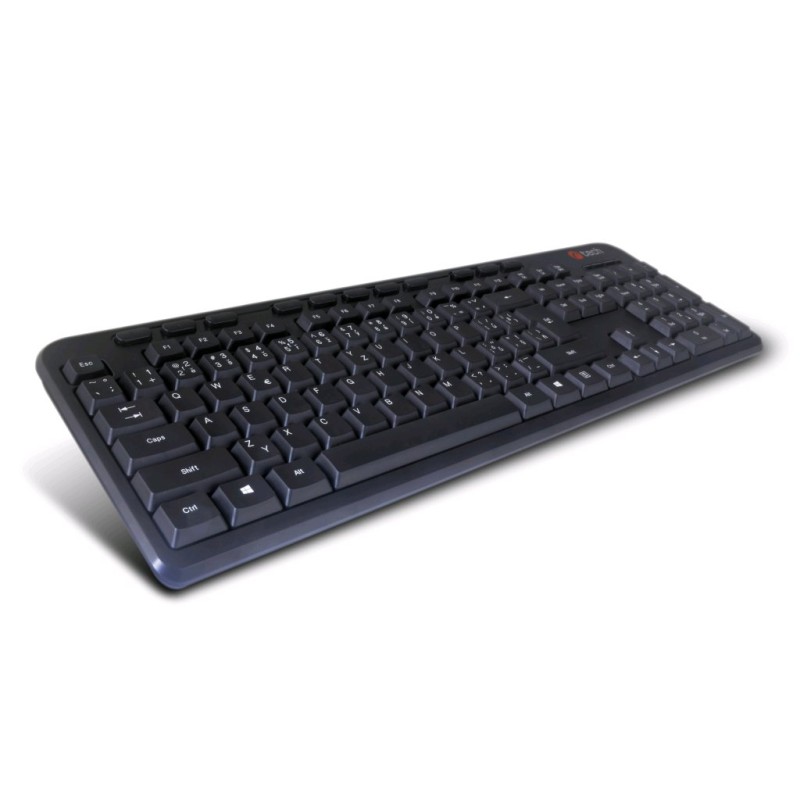 C-TECH klávesnice KB-102M USB, multimediální, slim, black, CZ/SK