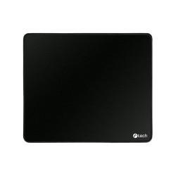 C-TECH Podložka pod myš MP-01, černá, 320x270x4mm, obšité okraje