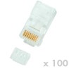 DATACOM Konektor RJ45 UTP 8p8c Cat6 drát 100ks 4130