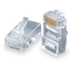 Solarix Konektor RJ45 CAT5E UTP 8p8c nestíněný neskládaný na drát / 100 ks