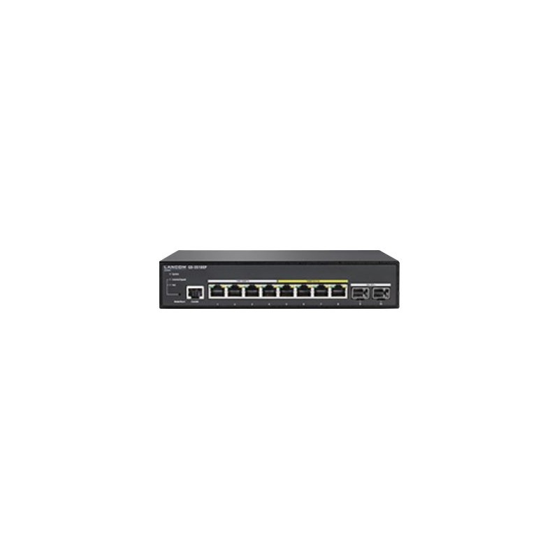 LANCOM GS-3510XP - Prepínac - L3 Lite - rízený - 4 x 10/100/1000 (PoE+) + 4 x 100/1000/2.5G (PoE+) + 2 x 10 Gigabit SFP+… 61849
