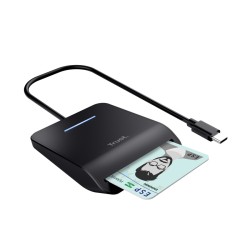 TRUST čtečka karet PRIMO (DNI, smartcard), externí, USB-C
