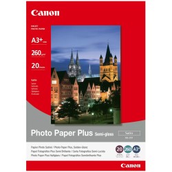 Canon Photo Paper Plus SG-201 - Pololesklý - A3 plus (329 x 423 mm) - 260 g/m? - 20 listy fotografický papír - pro i9950 PIXMA