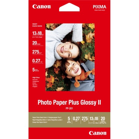 Canon Fotopapír PP-201 13x18cm, lesklý, 20 listů, 275g/m