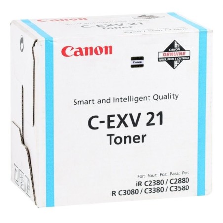 Canon originální toner C-EXV21 C, 0453B002, cyan, 14000str., 260g