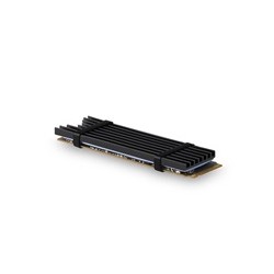 AXAGON CLR-M2L3, hliníkový pasivní chladič pro M.2 2280 SSD, výška 3 mm