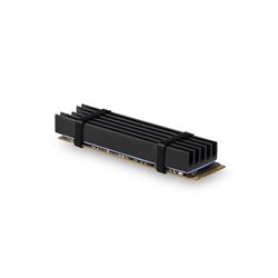 AXAGON CLR-M2L10, hliníkový pasivní chladič pro M.2 2280 SSD, výška 10 mm