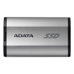 ADATA SD810 500GB SSD / Externí / USB 3.2 Type-C / 2000MB/s Read/Write / stříbrně-šedý
