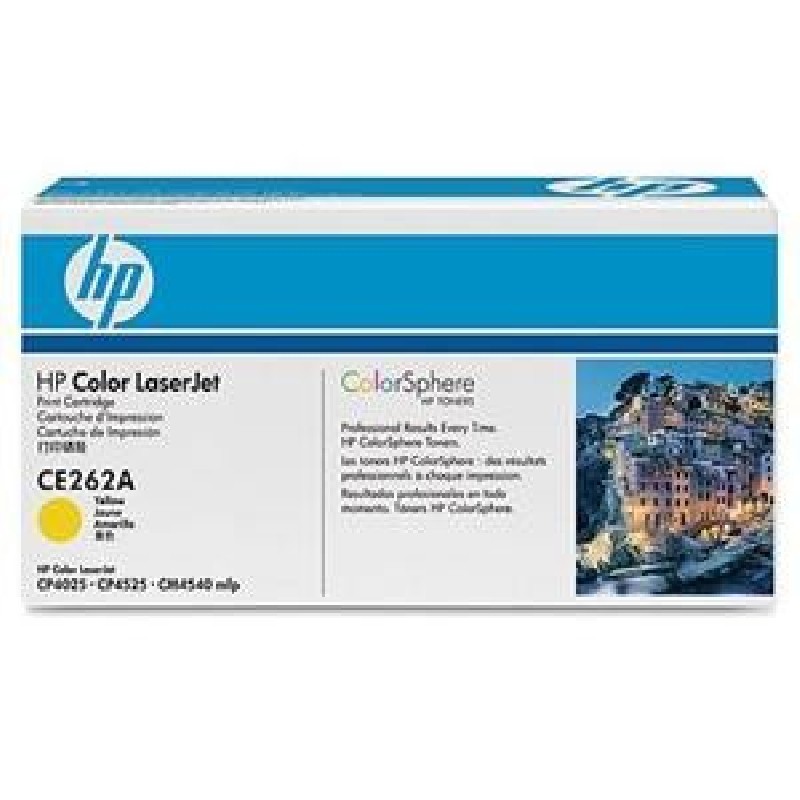 HP originální toner CE262A, HP 648A, yellow, 11000str.