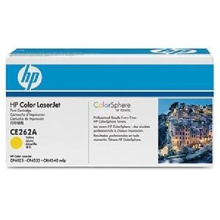 HP originální toner CE262A, HP 648A, yellow, 11000str.