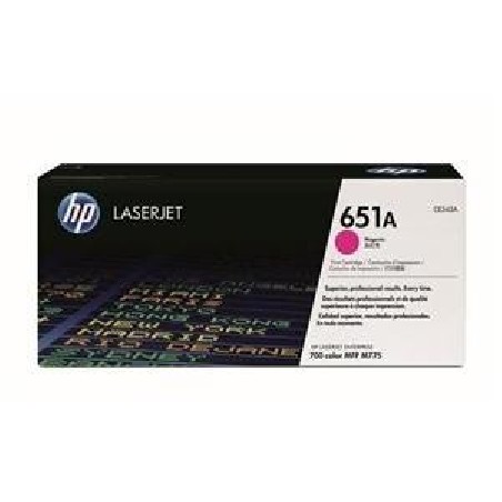 HP 651A Magenta LJ Toner Cart, CE343A (16,000 pages)
