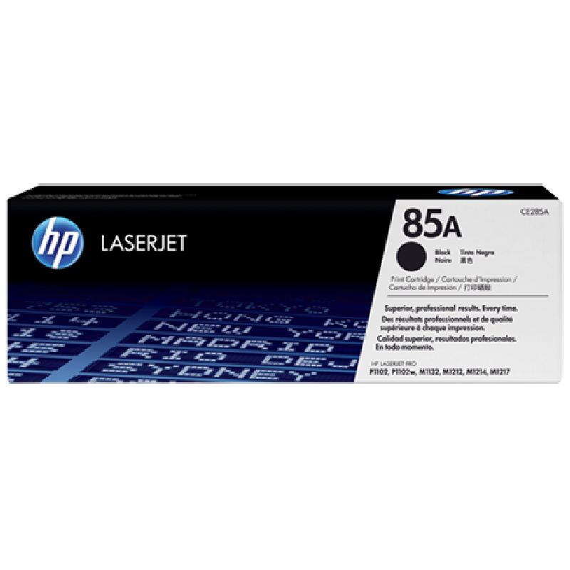 HP 85A Black LJ Toner Cart, CE285A (1,600 pages)
