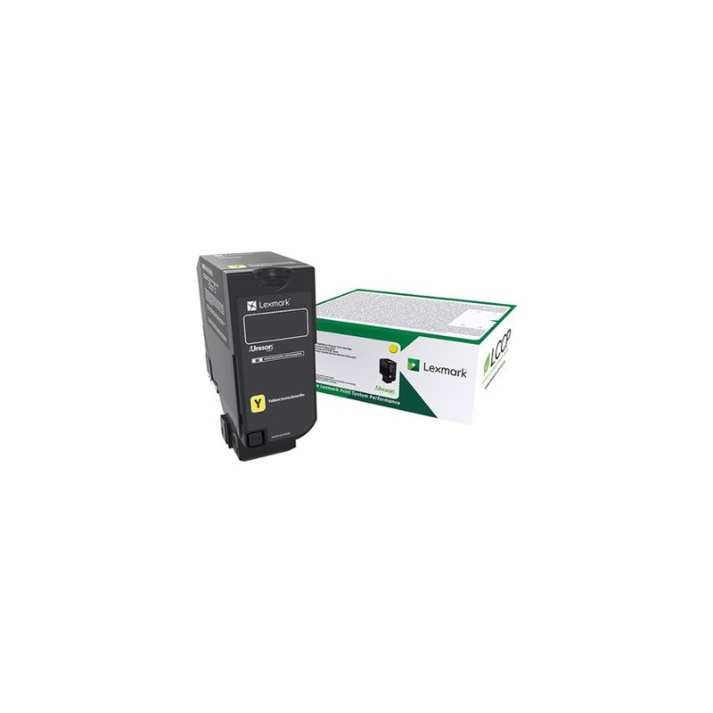 Lexmark originální toner 74C20Y0, yellow, 3000str., return