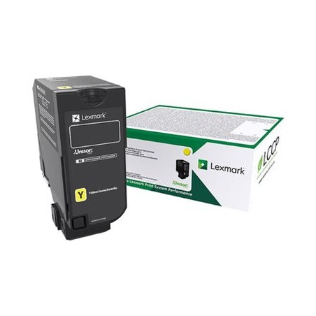 Lexmark originální toner 74C20Y0, yellow, 3000str., return