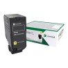Lexmark originální toner 74C20Y0, yellow, 3000str., return