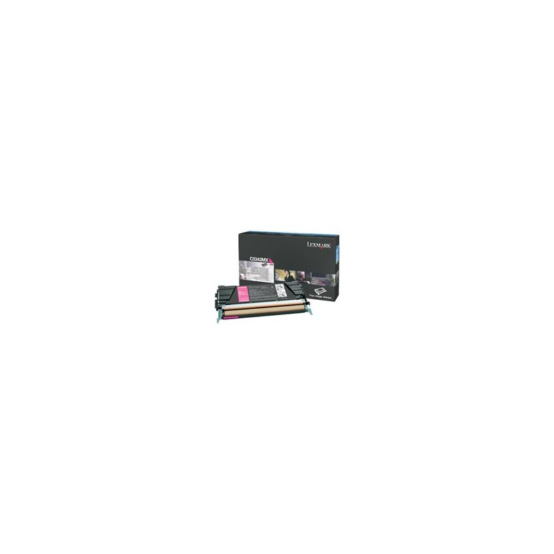 Lexmark originální toner C5342MX, magenta, 7000str.