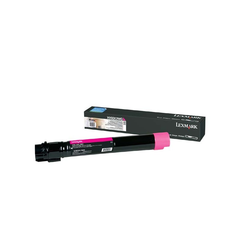 Lexmark originální toner X950X2MG, magenta, 24000str., extra high capacity