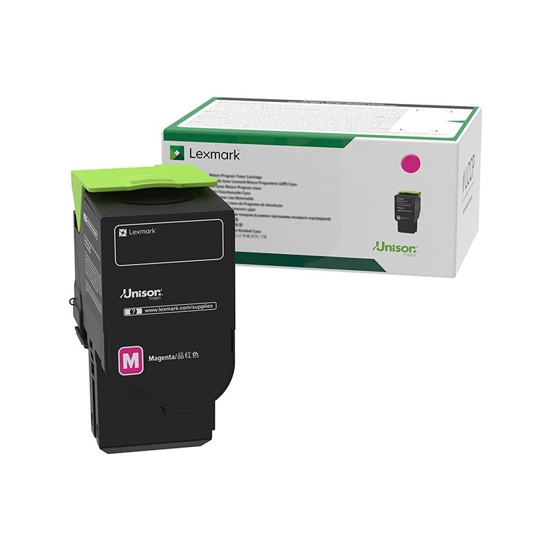 Lexmark 78C2XM0 Magenta High Yield Toner Cartridge (5k) Return program