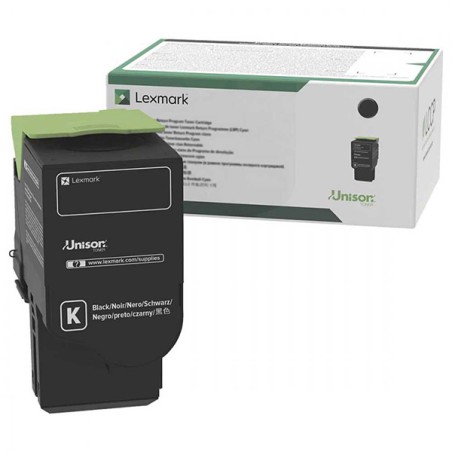 Lexmark 78C20K0 Black Return Program Toner Cartridge (2k)