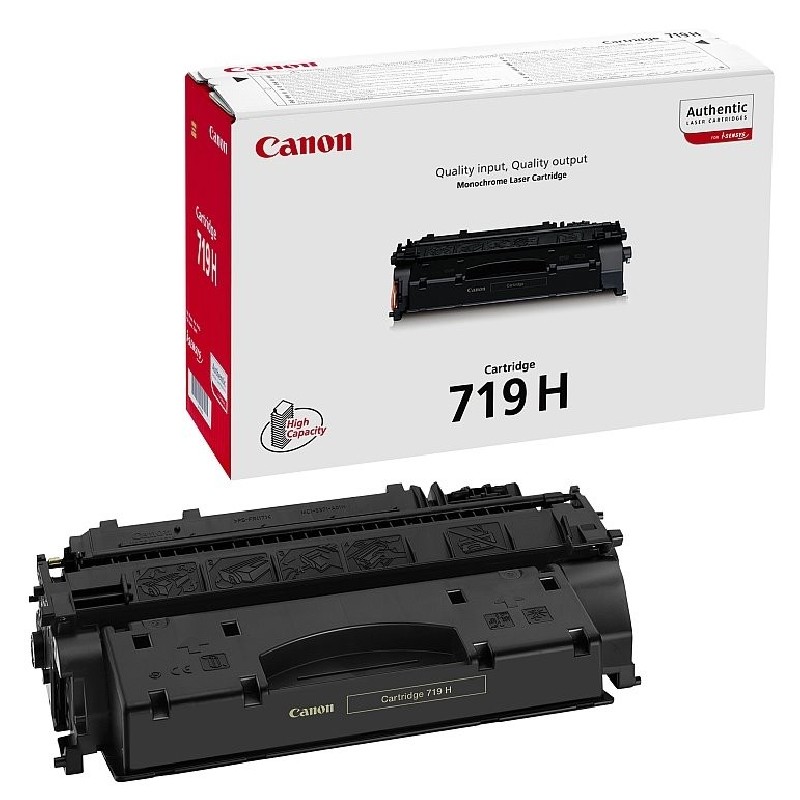 Canon TONER CRG-719HBk černý pro i-SENSYS LBP251dw, LBP252dw, LBP253x, LBP6300DN, LBP6310dn, LBP6650DN (6 400 str.)