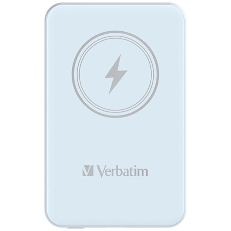VERBATIM Powerbanka Charge 'n' Go, Magnetická, 5000 mAh, USB-C, Modrá