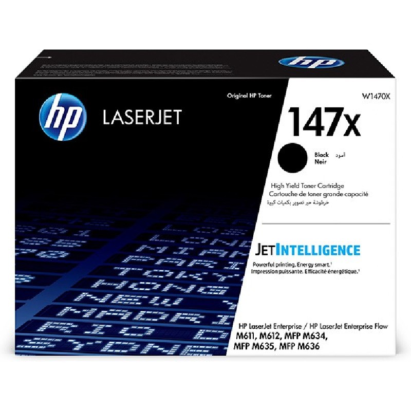 HP 147X Black LaserJet Toner Cartridge (25,200 pages)