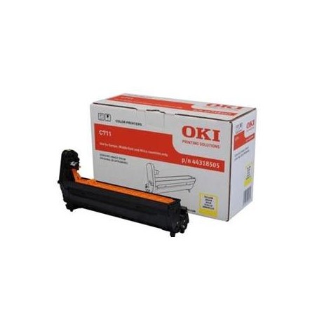 OKI originální válec 44318505, yellow, 20000str.
