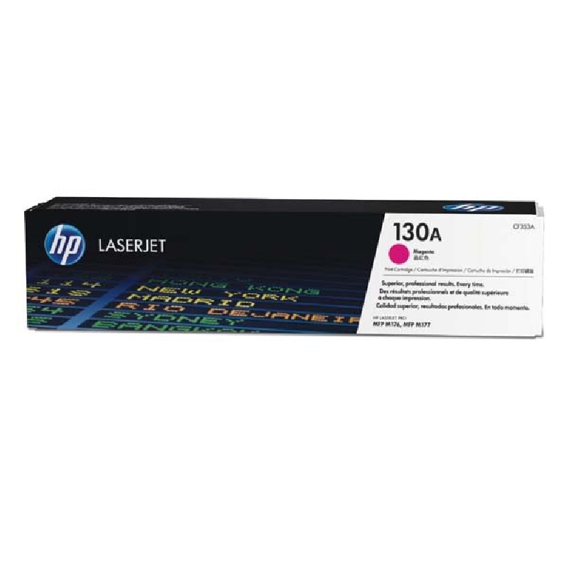 HP 130A Magenta LJ Toner Cart, CF353A (1,000 pages)