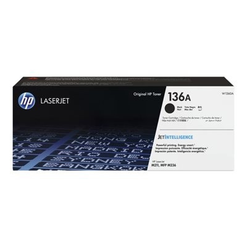 HP originální toner W1360A, HP 136A, black, 1150str.
