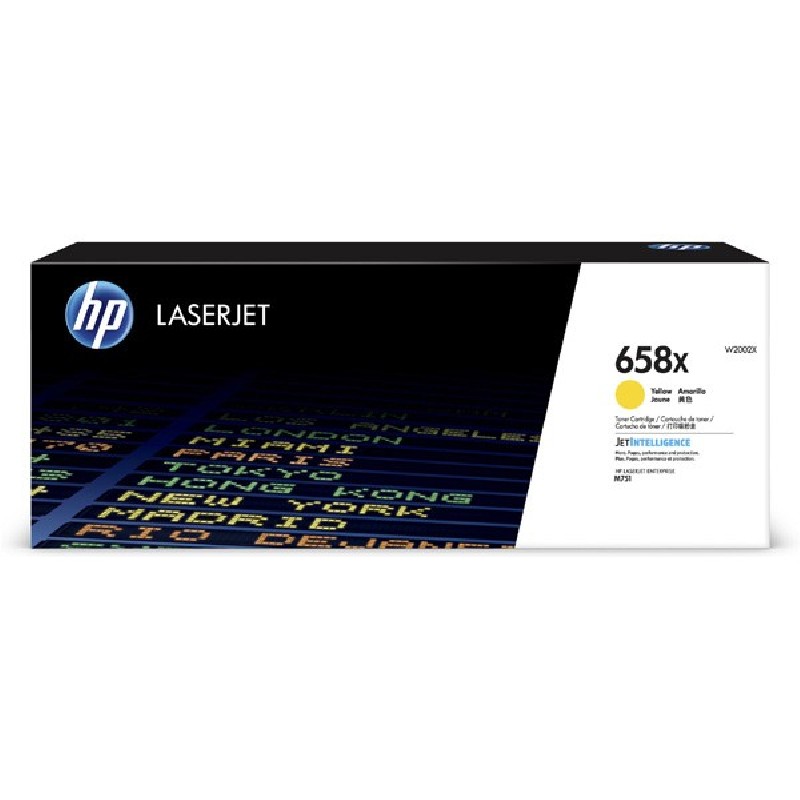 HP originální toner W2002X, HP 658X, yellow, 28000str., high capacity