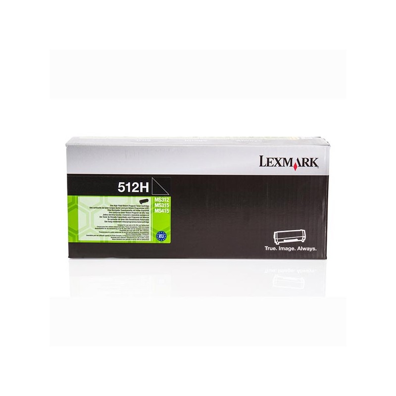 LEXMARK černý toner 512H pro: MS312/MS415, z programu Lexmark Return (5 000 stran)