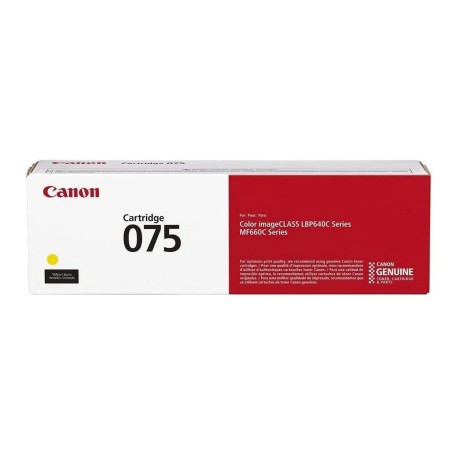 Canon TONER 075 Y žlutá pro i-SENSYS LBP646Cdw, LBP647Cdw, MF664Cdw, MF667Cdw (1300 str.)
