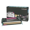 Lexmark originální toner C736H1MG, magenta, 10000str., high capacity, return