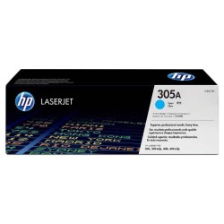 HP 305A Cyan LJ Toner Cart, CE411A (2,600 pages)