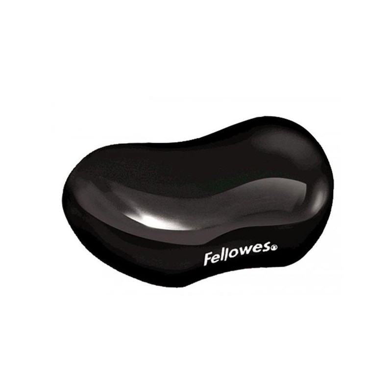 Fellowes CRYSTAL Podložka pod zápěstí gelová, černá