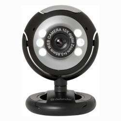 Defender C-110 Web kamera, černo-šedá 0.3 Mpix, USB 2.0, pro notebook/LCD 63110