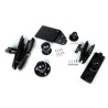 VM2 RAM mount kit for keyboard & computer, round base, medium arm, 8.5 inch (215 mm), ball for vehicle dock rear, keyboard mount