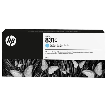 HP Ink Cartridge 831C Latex/Light Cyan Ink 775ML